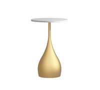 Moderno Tavolini da Salotto Tavolino rotondo, libreria for soggiorno, tavolo rotondo for la casa, credenza for divano, tavolino creativo for attività semplici Tavolino per Soggiorno, Divano(Gold)