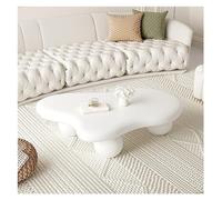 Moderno tavolino da caffè con design irregolare, 3 gambe, stile metà secolo, perfetto per soggiorno, camera da letto, appartamento, bar, balcone, studio, piccolo spazio per un look carino ed elegante