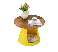 Moderno Tavolino moderno con cuccia for gatti, tavolino da caffè tavolino con grotta for gatti for gatti piccoli da interni Gattini Giochi for animali domestici, tavolino con bordo tondo tavolino como