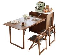 Moderno tavolo da pranzo allungabile con 4 sedie salvaspazio pieghevole design per casa cucina soggiorno tavolo pieghevole in legno per piccoli spazi mobili stile pub per soggiorno compatto