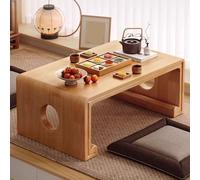 Moderno tavolo da pranzo giapponese in grani trasparenti per soggiorno e camera da letto, ideale per finestra a golfo, relax e decorazione della casa, mobili pratici ed eleganti