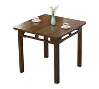 Moderno tavolo da pranzo quadrato in legno massello, piccola scrivania per sala da pranzo, scrittura e studio, tavolo compatto per computer (80 x 80 x 52 cm) - ideale per uso domestico e ufficio