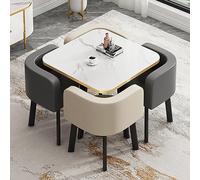 Moderno tavolo da reception per sala conferenze, bar, balcone, camera da letto, biblioteca, sala da biliardo, elegante design bianco per uso versatile
