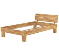 Moderno telaio letto/futon 120x200 in Faggio laccato senza doghe 60.80-12oR