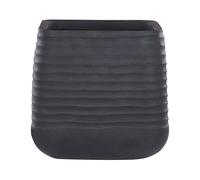 Moderno Vaso Per Fiori Quadrato 50 x 50 x 49 cm Nero Parikia