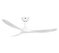 Moderno Ventilatore da Soffitto Energiespar con Telecomando Eco Genuino Bianco [EEK: Non valutato]