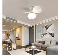 Moderno Ventola da Soffitto Cameretta Piccolo Lampadario LED Dimmerabile Con Telecomando La Stanza dei Bambini Ventilatore Plafoniera per Soggiorno Sala da pranzo cucina Lampada Da Soffitto