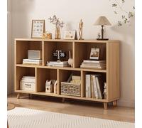 Moderno Vetrina Aperta Marrone Scuro per Sale Studio e Biblioteche - Elegante nizer per Libri e Oggetti Decorativi, 79,8 x 30 x 74,9 cm