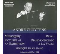 Modest Mussorgsky Piano Concerto/pictures at an Exhibition (Cluytens) (CD) Album