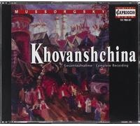 MODEST PETROVICH MUSSORGSKY Khovanshchina (CD)