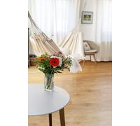 Modesta Latte - Amaca king size in cotone biologico, bianco naturale natura / beige