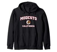 Modesto California (California) Felpa con Cappuccio