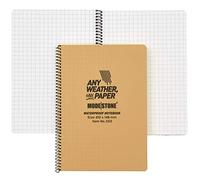 Modestone - Blocco Note Formato A5, Impermeabile, 60 Pagine, 30 Fogli, 210 x 148 mm, Colore: Marrone Chiaro