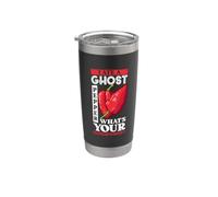 Modi di dire divertenti con il peperoncino - Ghost Pepper Bicchiere termico in acciaio inox doppia parete