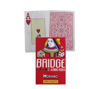 Modiano Bride Red 2 Jumbo Index Carte Da Gioco In Plastica