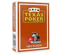Modiano 3005465 Texas Poker 2 Jumbo, Index Marrone