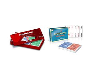 Modiano Burraco, 108 carte, 6 giocatori, Istruzioni e segnapunti inclusi