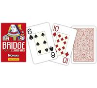 Modiano carte da bridge 2 Jumbo Index Rosso