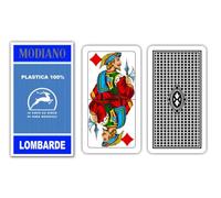Modiano Carte Regionali Lombarde 100% plastica 300152