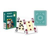 Modiano Mazzo Di Carte Da Poker Verde Scuro 4 Jumbo Indice Large In Plastica