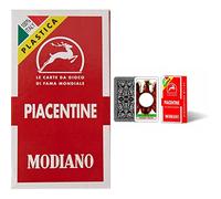 Modiano Piacentine 81/10-100% Plastica - Carte da Gioco regionali & Carte da Gioco Piacentine 81/25 Super, 300051, da 5 a 99 Anni