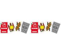 Modiano Piacentine Mignon - Carte da Gioco Regionali in Formato Mignon (più Piccole delle Tradizionali) - Cartoncino Duplex 320 g/mq - 100% Made in Italy per Scopa, Briscola, Tresette e Solitari