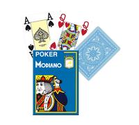 Modiano Poker Carte da Gioco Ponte Luce Blu 4 Jumbo Grande Indice Plastica Nuovo