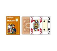 Modiano Poker Mazzo Di Carte Arancione 4 Jumbo Index Grande Plastica