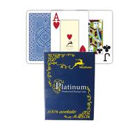 Modiano 3005471 Poker Platinum 2 Jumbo Index Blu