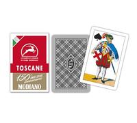 Modiano regionali Carte da Gioco Toscane Anniversario dei 150 Anni, Colore Astuccio Rosso, 300119