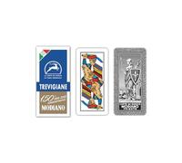 Modiano Regionali Carte da Gioco Trevigiane Anniversario dei 150 Anni, Colore Astuccio Blu, Small, 300139