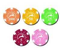 Modiano - Set 100 Chips, 306639