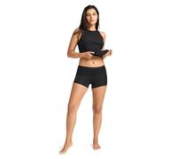 Modibodi Pantaloni mestruali da donna Boyshort neri flusso moderato 30 ml a tenuta stagna assorbente biancheria intima mestruale riutilizzabile confortevole, Nero , 42