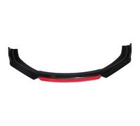 Modifica Auto Paraurti Anteriore Labbro Mento Spoiler Splitter Diffusore Kit Corpo Vettura Trim Diga D'aria Protezione Per Acura TL 2008-2014(Gloss Black and Red)