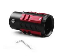 Modifica auto tubo di scarico coda gola (rosso)