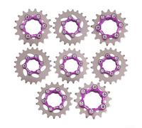 Modifica del cambio MTB, pignone a velocità singola, argento viola, su mozzo bici (23T)