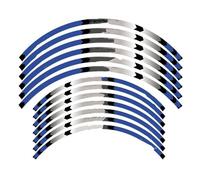 Modifica del cerchione Adesivi Per Mozzi Ruota Moto Da 21" E 19" Con Strisce Riflettenti Per RM 250 1990-2008(Style 5)