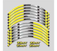 Modifica del cerchione Kit Di Adesivi E Nastri Riflettenti Per Cerchi Da 15'' Per Y&amaha Per TMAX500 530 560(Style 22)