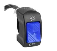 Modifica Del Pulsante Di Accensione/spegnimento Dell'interruttore Universale Per Manubrio Del Motociclo Per Motocicli ATV Interruttore pulsante manubrio moto(1pc blue)