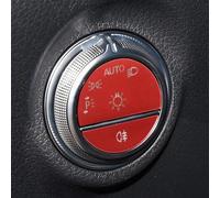 modifica dell'auto Compatibile Con Benz Per W206 2022 2023 Interni Auto Console Faro Regolare Il Pulsante Di Interruttore Copertura Decalcomanie Adesivo