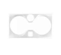 modifica dell'auto Compatibile con BMW X5 G05 2019 2020 2021 2022 Car Styling Console Centrale Portabicchieri Acqua Telaio Copertura Adesivo Interni Auto(Silver)