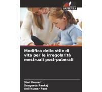 Modifica dello stile di vita per le irregolarità mestruali post-puberali