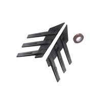 Modifica esterna ' auto Splitter per spoiler per flussi d ' del lunotto posteriore in plastica Superfici facili da pulire Migliora l ' aspetto Ottimizzatore dei flussi d ' per spoiler per auto