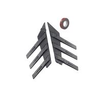 Modifica esterna ' auto Splitter per spoiler per flussi d ' del lunotto posteriore in plastica Superfici facili da pulire Migliora l ' aspetto Ottimizzatore dei flussi d ' per spoiler per auto