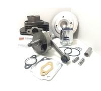 MODIFICA GRUPPO TERMICO 130 POLINI ALBERO MOTORE VESPA 50 CONO 20 CORSA LUNGA