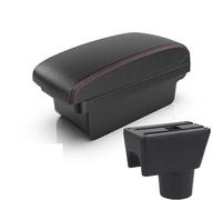 Modifica Interna Del Bracciolo Dell'auto Per Renault Per Duster I 2010 2011 2012 2013 2014 2015 2016 2017-2021 Consolle(A1 Black red)