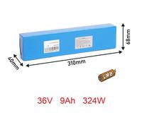 Modifica ioni di litio per le batterie con tecnologia piombo 36V9Ah 40x310x68 mm
