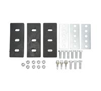 Modifica kit girante spazzaneve, kit universale a 3 lame HD 3/8 pollici per macchina a 2 stadi, elimina lo scivolo intasato con strisce di gomma rinforzate, include 3 fasce