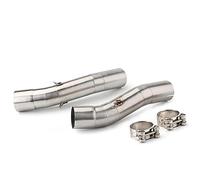 Modifica Moto Tubo Di Scarico Collegamento Adatto per Yamaha YZF R1 2004-2014 Modifica scarico motocicletta biella tubo centrale(B 2007-2008)