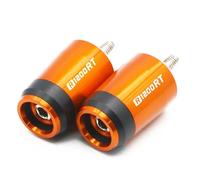 Modifica Per moto Per R1200RT, manopole universali CNC per manubrio, cursori per pesi, tappi terminali per pesanti(Orange)